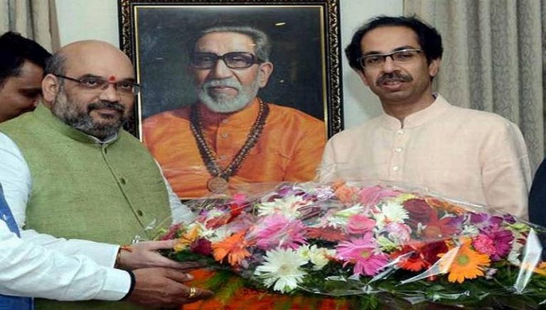 भाजपा-शिवसेना के बीच समझौता, साथ साथ लड़ेंगे चुनाव