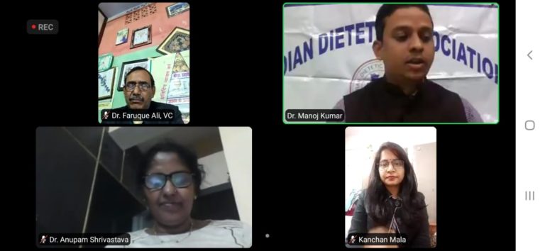 “न्यूट्रीउत्सव 2020” पर दो दिवसीय वेबिनार का हुआ समापन