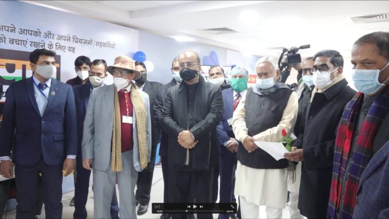 राज्य में सीएम ने किया कोविड-19 टीकाकरण  का शुभारंभ, 301 सत्र स्थल पर 18,122 कोरोना योद्धाओ को लगाया गया टीका
