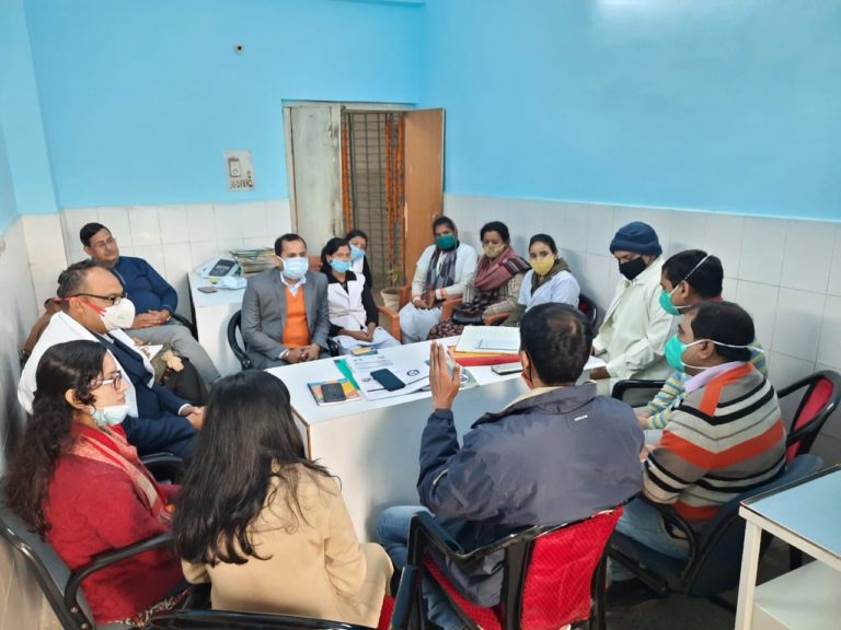 लेबर रूम और ऑपरेशन थियेटर की गुणवत्ता आकलन को ले लक्ष्य असेस्मेंट टीम ने किया सदर हॉस्पिटल का दौरा