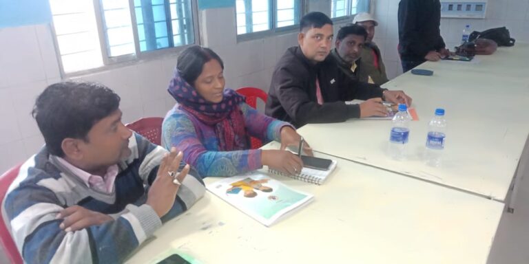 कालाजार उन्मूलन को लेकर आशा कार्यकर्ताओं को दिया गया प्रशिक्षण 