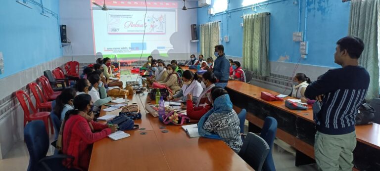 शहरी क्षेत्र के एएनएम को परिवार नियोजन को लेकर दिया गया प्रशिक्षण
