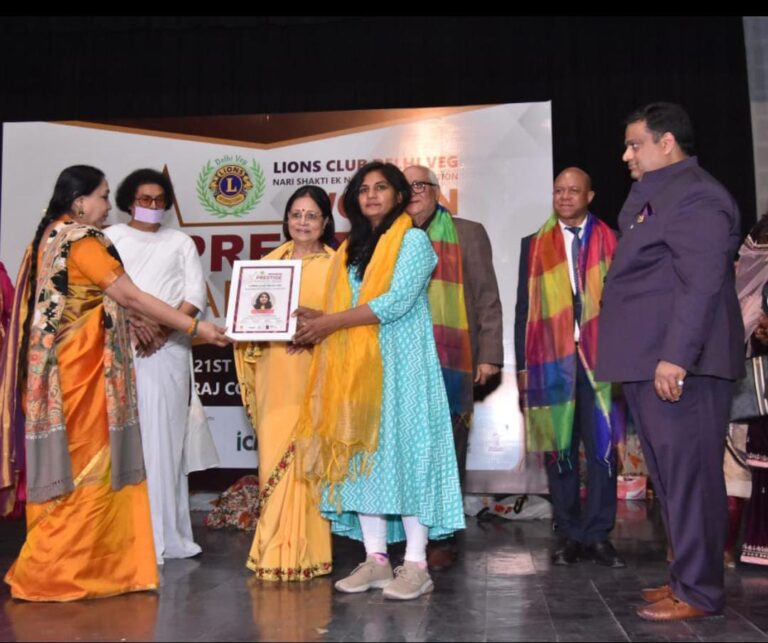  एक छोटे से गांव से सॉशेल चेंजमेकर बनी युवी  हेमलता गाँधी जैसी सभी प्रतिभूतिया राष्ट्र के लिए गौरव है –  लायन डॉ.गौरव गुप्ता प्रेसिडेंट लायंस क्लब वेज दिल्ली
