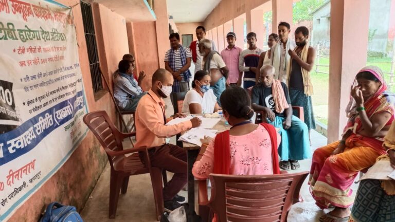 सच्चिदानंदनगर में टीबी मरीजों की खोज को लेकर चलाया गया अभियान