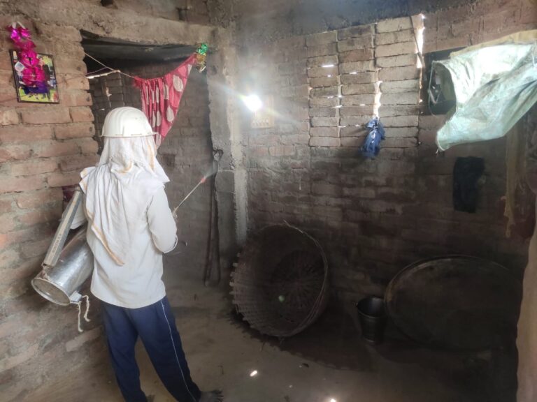 खगड़िया जिला के छह प्रखंड क्षेत्र में कालाजार से बचाव को सिंथेटिक पायरोथाइराइड का हो रहा छिड़काव