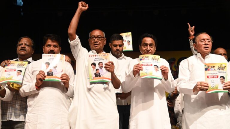 Congress in Madhya Pradesh Pledges Rs 25 Lakh Health Cover, OBC Quota, and IPL Team