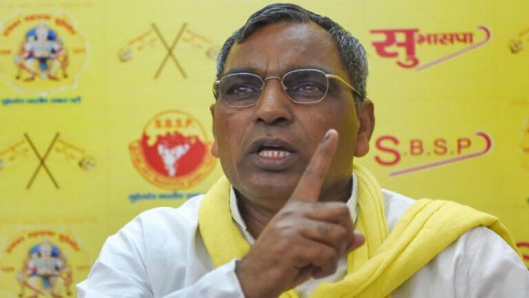 Rajbhar Alleges SP as BJP’s ‘B Team’